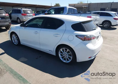 2011 Lexus Ct 200H Premium from USA, damaged, VIN JTHKD5BHXB2009243